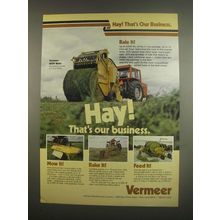 1984 Vermeer 605H Baler, Mowers, Rakes & Bale Buster Ad