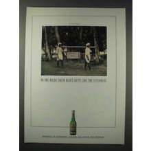 1987 Beck's Beer Ad - No One Holds Like Ceylonese