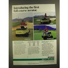 1988 Ryan GA 30 Aerator Ad - First Full-Course Aerator