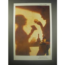 1990 Courvoisier Cognac Ad - Courvoisier. And the evening began.