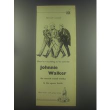 1954 Johnnie Walker Scotch Ad - Between counsel there's everything to be said