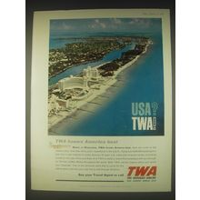 1962 TWA Airline Ad - TWA knows America best