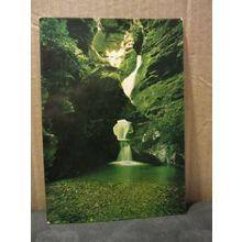 WATERFALL, TRETHEVY, TINTAGEL, CORNWALL unused postcard by Lilywhite =