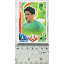 2010 Topps Match Attax World Cup Trading Card - Mexico, Ricardo Osorio