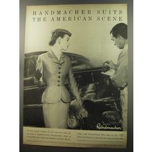 1953 Handmacher Suit Ad - Handmacher suits The American Scene