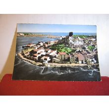 LA TOUR BABEROUSSE, GRUISSAN, France unused postcard en avion au-dessus de =