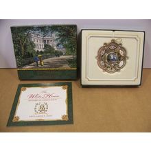 CHRISTMAS 2005 WHITE HOUSE HISTORICAL ASSOCIATION GARFIELD GOLD PLATE ORNAMENT