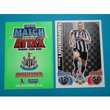 231. Peter Lovenkrands - Newcastle Utd - Match Attax 2010/11 Football Card EF1