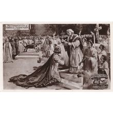 Coronation Of Harold Harefoot Oxford Pageant Real Photo Postcard
