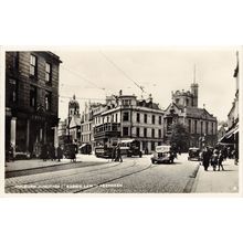 Tramway at Holburn Junction Babbie Law Scotland Aberdeen RPC Postcard