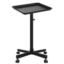 Salon Tray on Wheels, Metal Feet Salon Tray Cart, Salon Rolling Tray with Adjust