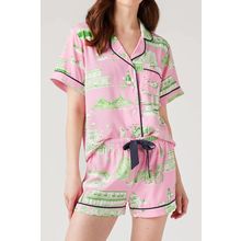 Pink Holiday Resort Short 2pcs Pajama Set