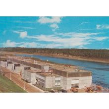 Saskatchewan Squaw Rapids Hydro River System Power Company Canada Postcard