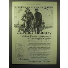 1929 Los Angeles Chamber of Commerce Ad - Aircraft