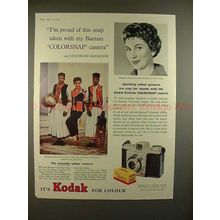 1957 Kodak Bantam Camera Ad w/ Jacqueline Mackenzie!!