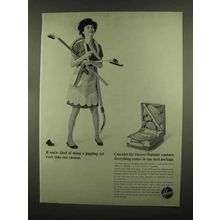 1965 Hoover Portable Canister Vacuum Cleaner Ad