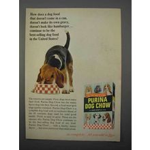 1966 Purina Dog Chow Ad - Doesn't Come in a Can
