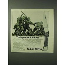 1978 Ka-Bar Knives Ad - Legend of Ka-Bar