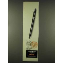 1978 Pentel Rolling Writer Pen Ad