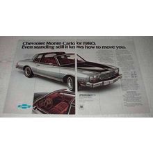 1980 Chevy Monte Carlo Ad - Even Standing Still