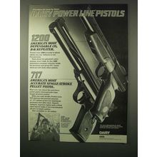 1980 Daisy Power Line 1200 and 717 Pistols Ad