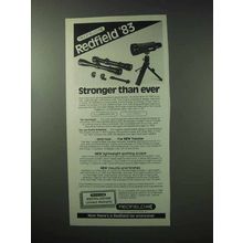 1983 Redfield Illuminator and Lo-Pro Scopes Ad