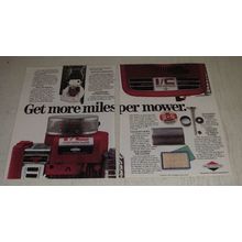 1986 Briggs & Stratton I/C Industrial/Commercial Engine Ad - Get More Miles