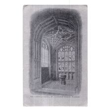 St. LAWRENCE CHURCH, EVESHAM, WORCESTERSHIRE . used antique postcard 1906 pm =