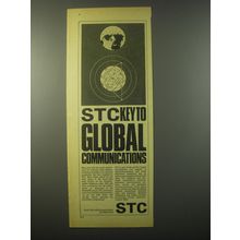 1965 STC Telecommunications Ad - STC key to global communications