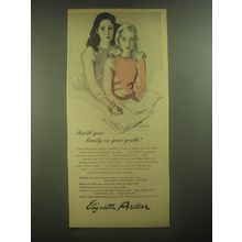 1945 Elizabeth Arden Cosmetics Ad - Build your beauty on your youth