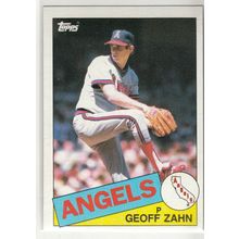 1985 Topps Baseball card 771 Geoff Zahn