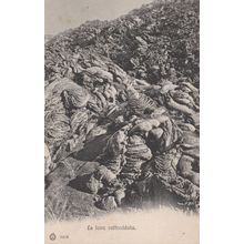 Dear Italian People From Italian Eruption Lava Antique Postcard