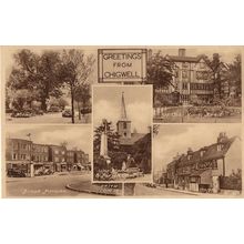 Greetings From Chigwell Antique Real Photo Friths Postcard