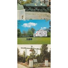 Bastogne Belgium Tank Airborne Monument Heelsum Hartenstein Museum 3x Postcard s