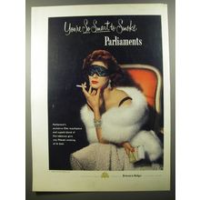 1954 Parliament Cigarettes Advertisement - You're so smart to smoke Parliaments
