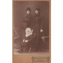 Jakobstad Ostrobothnia Finland Antique Old Cabinet Photo Card