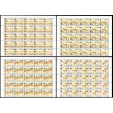 Bahrain WWF Goitered Gazelle 4v Half Sheets 1993 MNH SG#485-488 MI#511-514