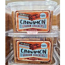 Trader Joe's Thick & Extraordinary Cinnamon Graham Crackers 16oz 454g (Two Tubs)