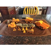 Boley Toys Construction Equipment Semi Truck & trailer Bulldozzer & Dump Trucks
