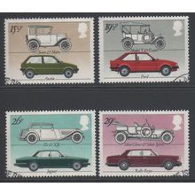 LOT#437 – GB QEII 1982, “BRITISH MOTOR CARS” STAMP SET, FDI, FINE USED