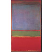 Mark Rothko - No. 6 Violet, Green, & Red Poster Canvas Print Art Painting Decor