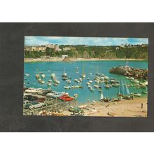 Postcard Wales Pembrokeshire Tenby Harbour 1966