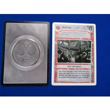 Star Wars 1997 Dagobah Decipher CCG W/B Card Recoil in Fear LS