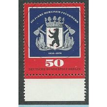 BERLIN - 1976 50pf '125TH ANN OF BERLIN FIRE SERVICE ' FINE USED (EBID42-348)