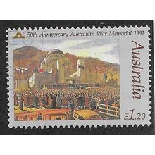 AUS 1991 $1.20 '50TH ANN OF WAR MEMORIAL' FINE USED (EBID68-697)