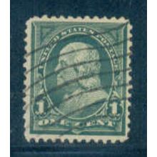 Used 279 1c Benjamin Franklin Fine M04412