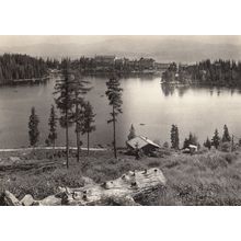 Vystoke Tatry Lake River Czechoslovakia Postcard