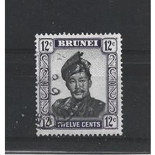 Brunei.SG107 12c Sultan Omar Ali Saifuddin.Fine Used.Aug25i