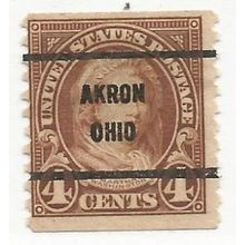 BUREAU PRECANCEL SALE AKRON, OHIO 601-61 BETTER ITEM