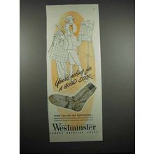 1947 Westminster Socks Ad - Asking for a Good Sock